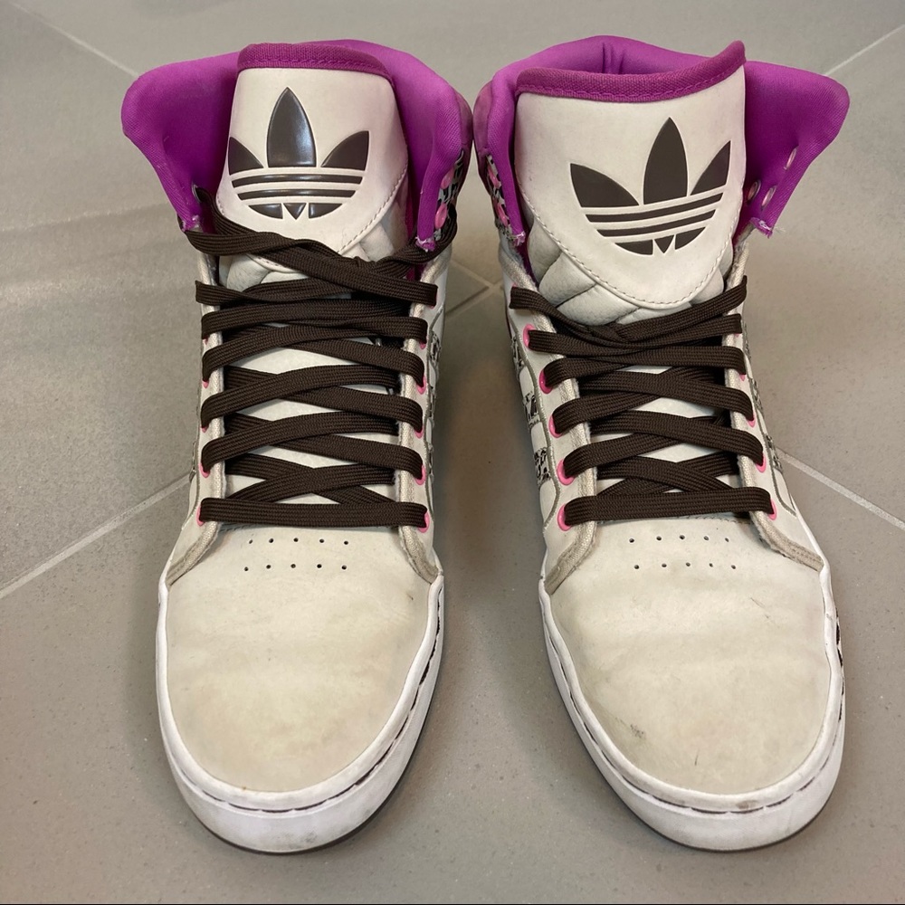 adidas High Top Athletic Sneakers Women’s Size 9 - Picture 2 of 11